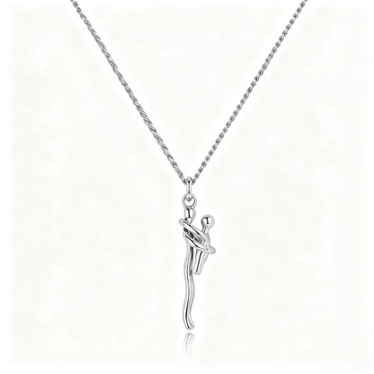 Mother Child Hug Pendant Necklace for Women Men Mother'S Day Father'S Day Valentine'S Day Creative Charm Jewelry Gifts