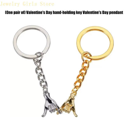 Heartwarming Couple Keychain Gift with Message Feature Strong Zinc Alloy Lover Hanging Accessory